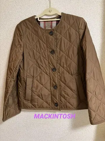 새상품급 MACKINTOSH 퀼팅 하프 자켓