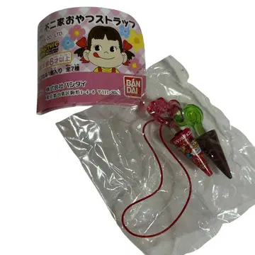 미개봉 BANDAI 후지야 간식 스트랩 페코짱 파라솔 초콜릿
