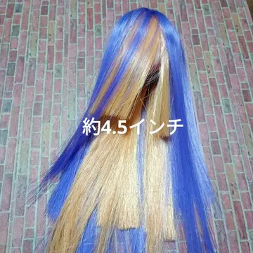 인형 가발 약 4.5인치 핸드메이드품 할로윈