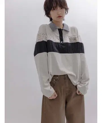 코튼 벨로아 폴로 라거 상의