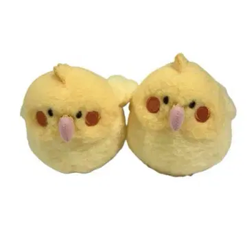 [ 미사용 ] 산레몬 포와비요리 병아리 봉제 인형 S 택 포함 2개 세트