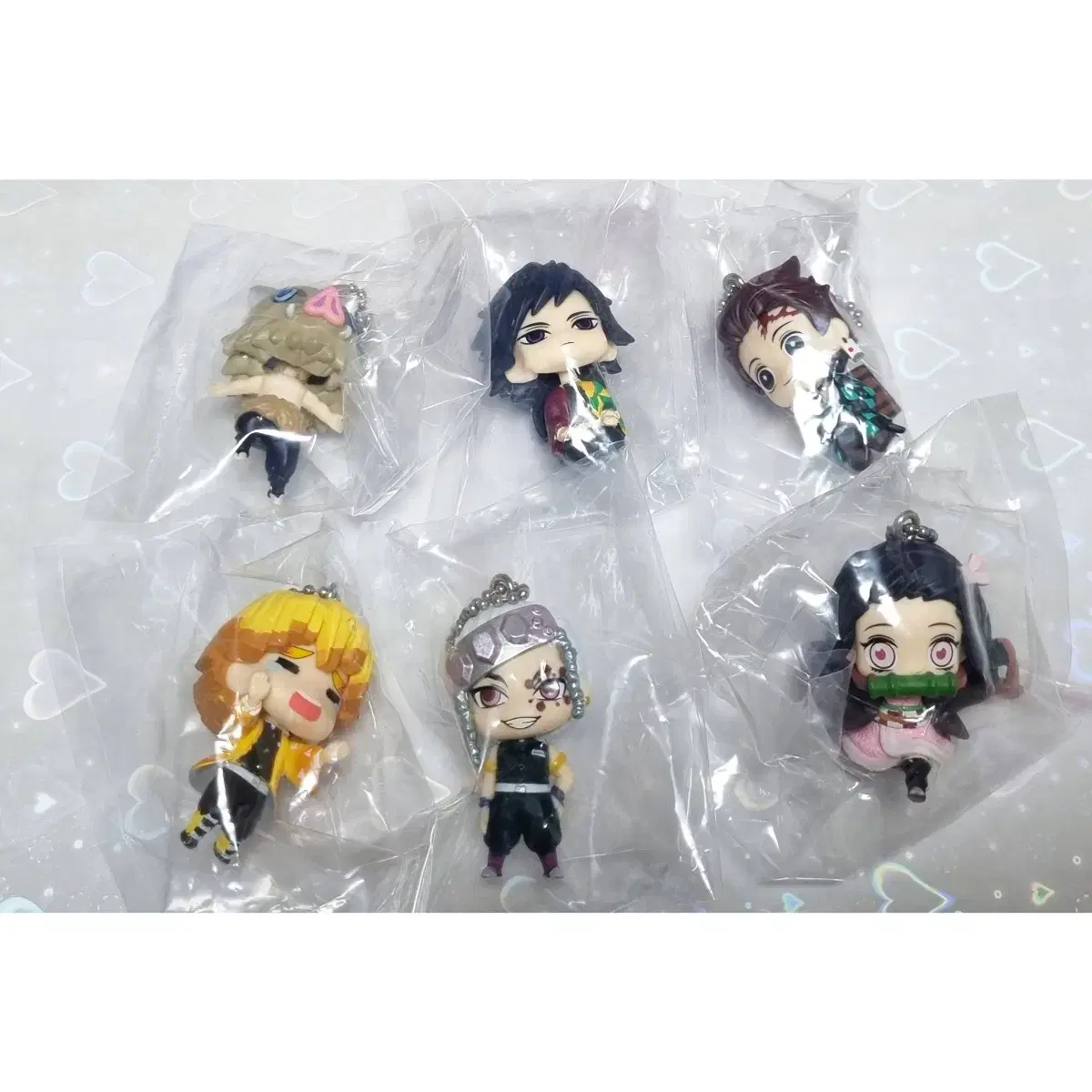 Demon Slayer: Kimetsu no Yaiba Dangling Swaying Figure Gacha Giyu Inosuke Tanjiro Nezuko Zenitsu