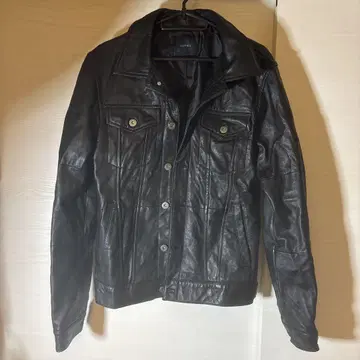 ROSHELL 천연 가죽 가죽 자켓 G vintage