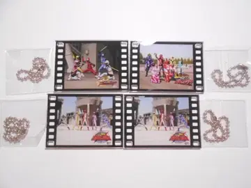 슈퍼 전대 필름 조각풍 참 4개 세트