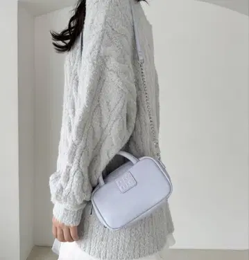 NICE CLAUP 마이크로 미니 보스턴 백 색스