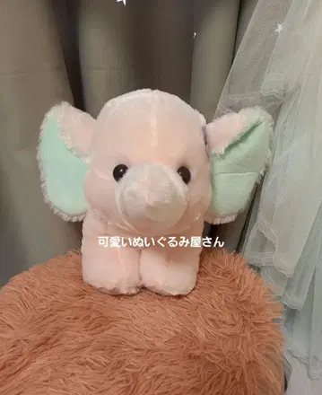 코끼리 심포니 꽃 장식 봉제 인형 코끼리 코끼리