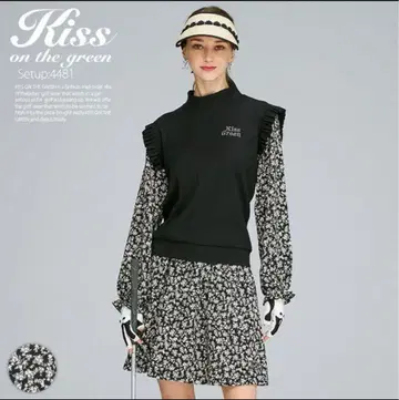 Kiss on the green 셋업 미니 꽃무늬