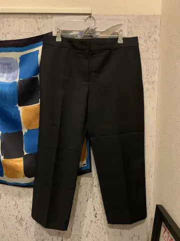 새상품급 JIL SANDER 블랙 슬랙스