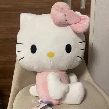 헬로키티 슈퍼 라지 봉제 인형 헤이세이 핑크