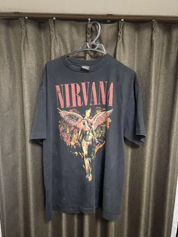 NIRVANA IN UTERO 티셔츠 XL