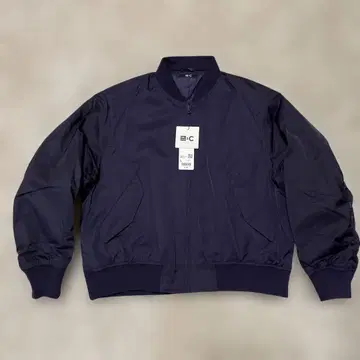UNIQLO :C 봄버 자켓 다크 퍼플 L 사이즈