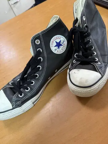 CONVERSE 올스타 가죽 하이컷 26.5cm