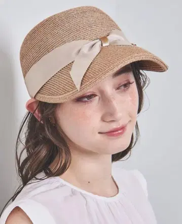 아테나 뉴욕 밀짚모자 브라운 캡