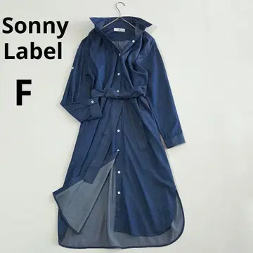 새상품급 어반 리서치 데님 셔츠 원피스 롱 벨트 포함 인디고