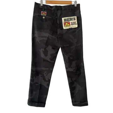 [ 새상품 ] 벤 데이비스 여성 팬츠 카모플라주 블랙 스트레치 32 M