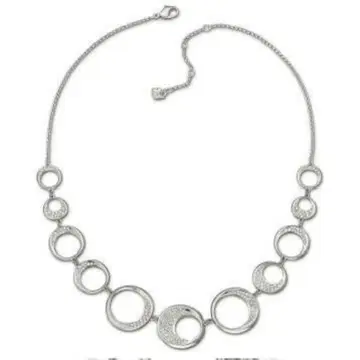 스와로브스키 Swarovski 러그타임 Ragtime 목걸이 실버