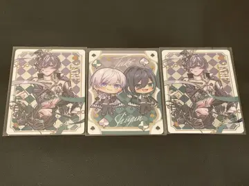 [컨디션 최상] Knight X 타케야키 쇼 시윤 메탈 카드 3장 세트