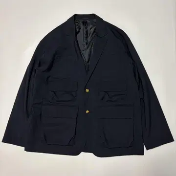 BEAMS 3단계 포켓 블레이저 자켓