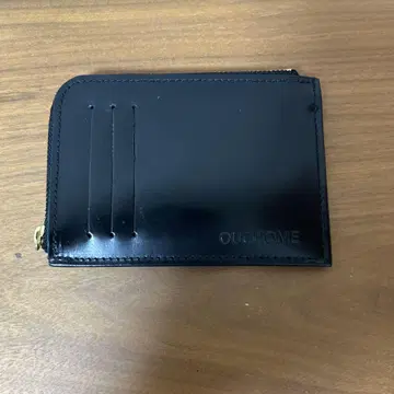 ourhome 슬림한 가죽 미디엄 지갑