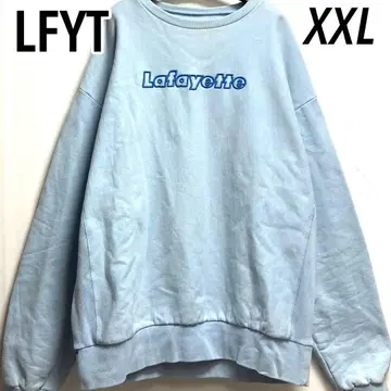 거대 XXL! Lafayette 자수 로고 속기모 맨투맨 리버스 위브형