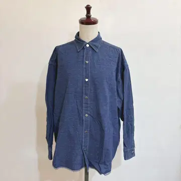 FRAMeWORK 다크 블루 긴팔 셔츠 DENIM heart 셔츠
