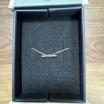 히로타카 고삼머 다이아몬드 바 목걸이 숏 타입