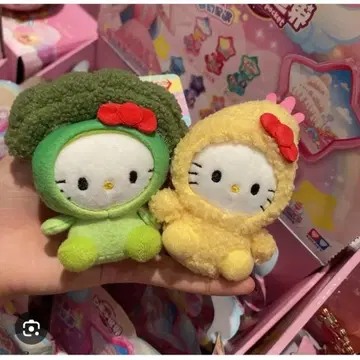 레어 1점뿐 브로콜리 키티 마스코트 키링 스트랩