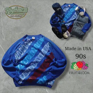 [ 90s USA ] FRUIT OF THE LOOM 페인트 맨투맨 XL