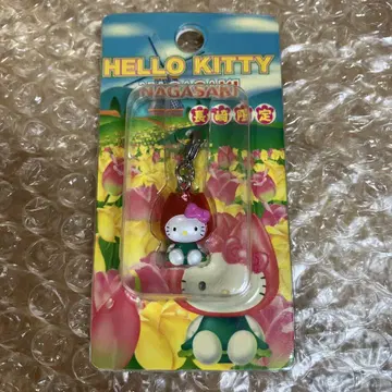 지역 한정 키티 나가사키 한정판 튤립 지퍼 마스코트