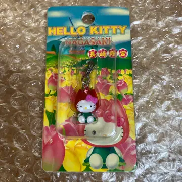 지역 한정 키티 나가사키 한정판 튤립 지퍼 마스코트