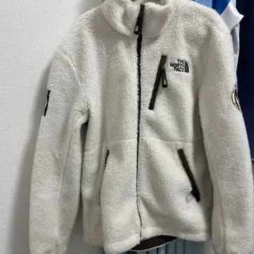 THE NORTH FACE 플리스 자켓 화이트