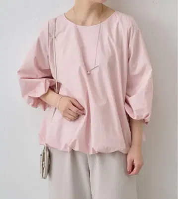 [ 24SS 새상품급 ] BEARDSLEY 벌룬 블라우스 핑크