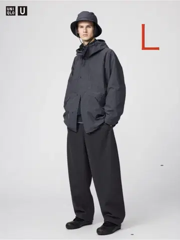 UNIQLO U 다크 그레이 스웨트 팬츠 L