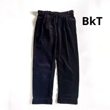 BKT by BROOKLYN TAILORS 굵은 폭 코듀로이 트라우저 L