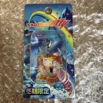 지역 한정 키티 겨울 한정판 스노우보드 지퍼 마스코트