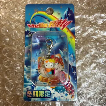 지역 한정 키티 겨울 한정판 스노우보드 지퍼 마스코트