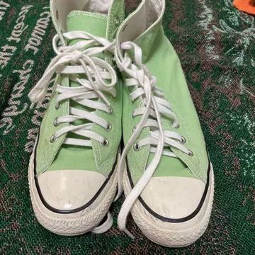 CONVERSE ALL STAR 하이컷 스니커즈 라이트 그린