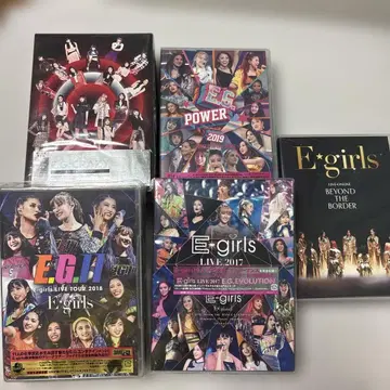 E-girls 라이브 DVD 세트 5매