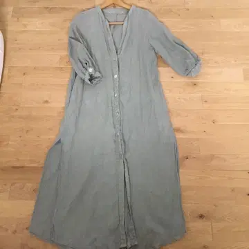 ZARA 린넨 롱 셔츠 가디건