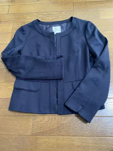 KUMIKYOKU 네이비 노카라 자켓 사이즈 3