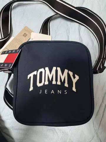 TOMMY JEANS 네이비 숄더백