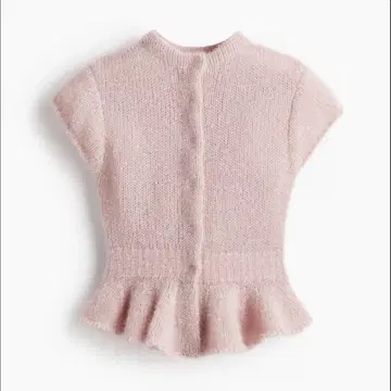 H&M studio collection 니트 페플럼 라메 신상