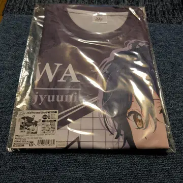 22/7 풀 그래픽 T셔츠 타키가와 미우 남성용 L 사이즈