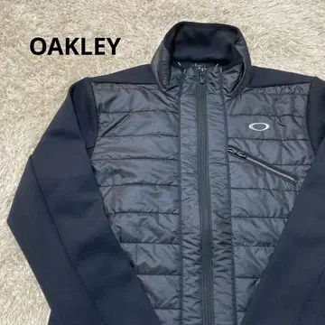 OAKLEY 오클리 블루종 골프웨어 블랙 자수 자켓