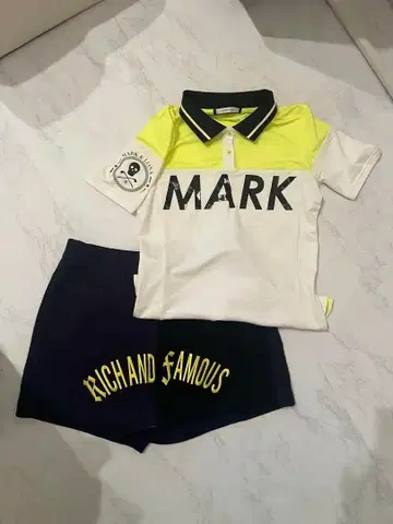 MARK&LONA 피케 셔츠와 숏팬츠 마크앤로나