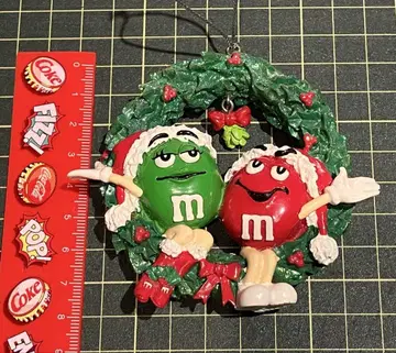M&M's 크리스마스 리스 오너먼트 엠엠엠앤엠즈