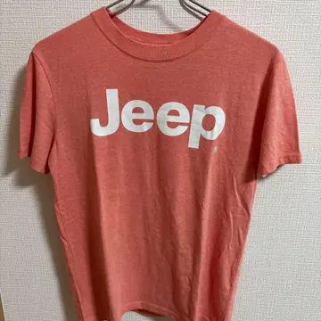 Jeep 로고 T셔츠 M 오렌지