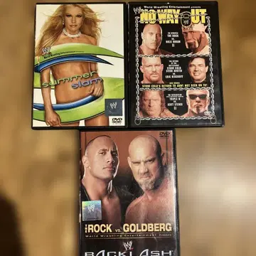 WWE DVD 3세트