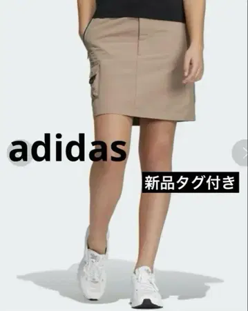 택 포함 새상품 골프 스커트 adidas 초코 모카