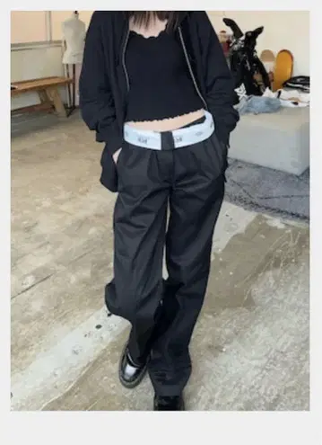 874 오리지널 핏 블랙 와이드 팬츠